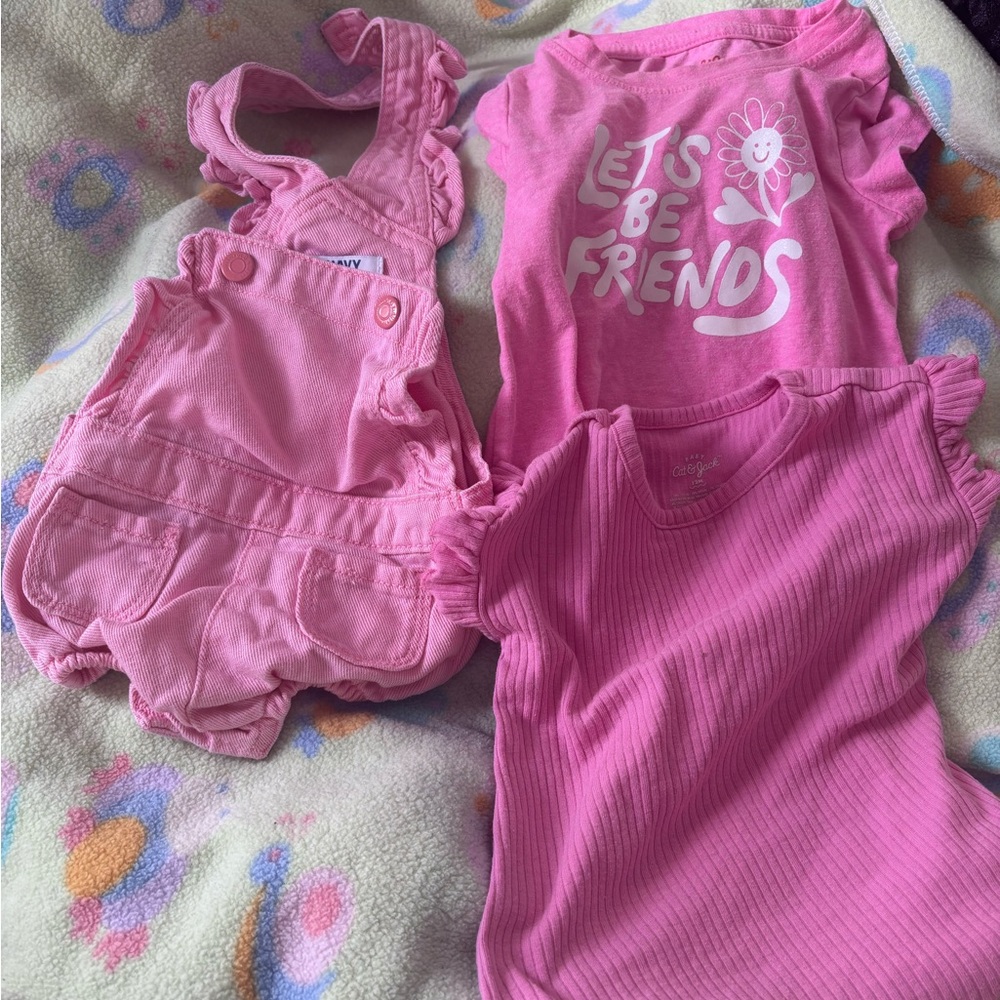 Pink Baby Outfit Set